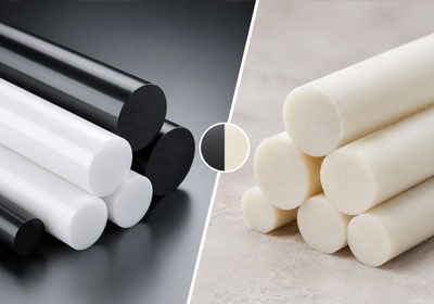 Acetal and nylon rods comparison for engineering plastic applications